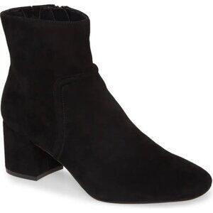 Kenneth Cole New York Women's Ives Bombay Uniform Ankle Bootie Black Siz 9.5 M